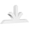 Ekena Millwork Richland Architectural Grade PVC Gable Bracket, 72"W x 33"H x 6"D x 6"F, 11/12 Pitch GBP072X33X0606RIC00 - alternate 1